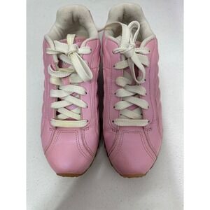 K-Swiss Classic VN Sneakers - Pink Iridescent Leather Low Top Shoes - Size (See)